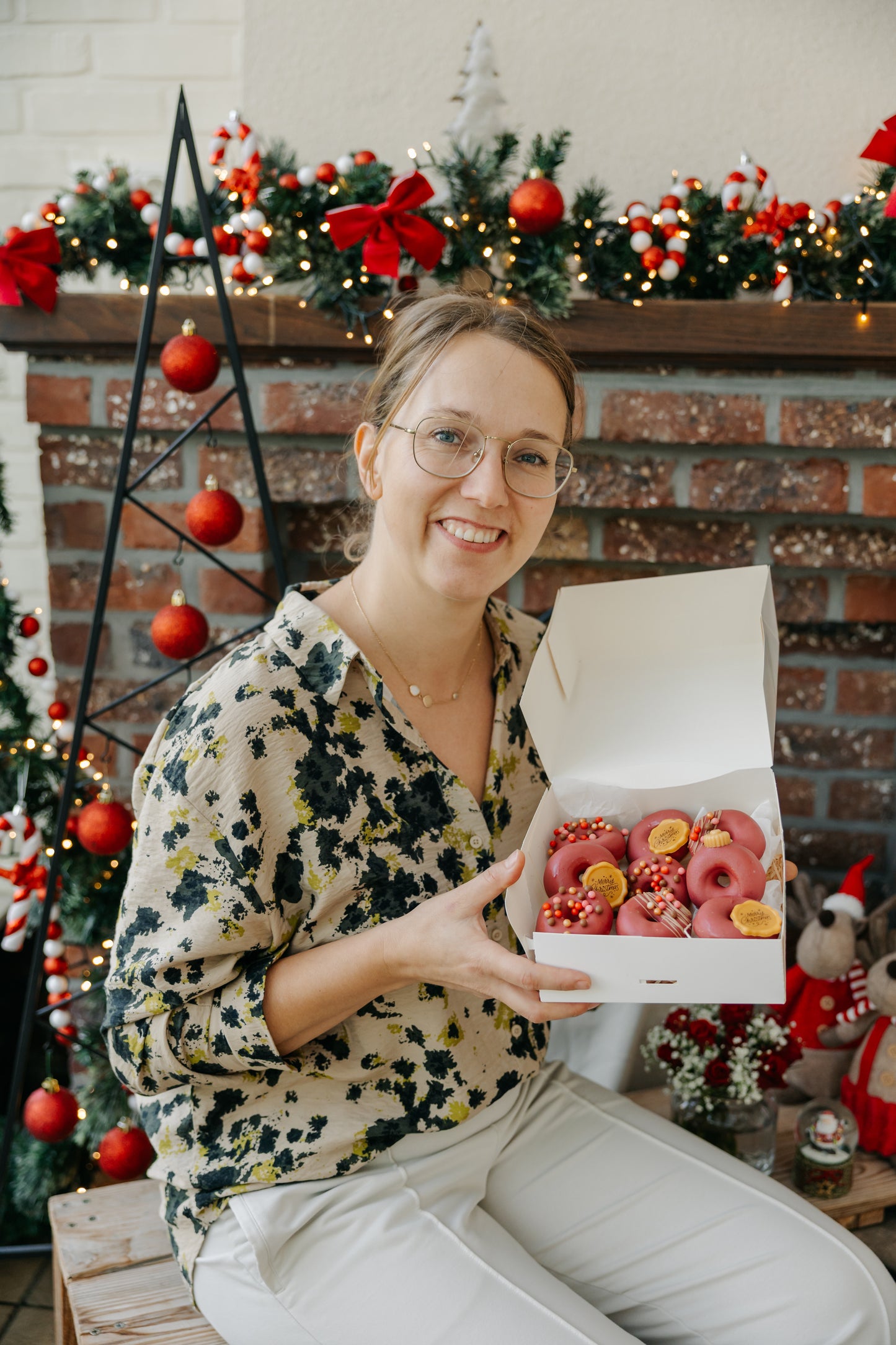 Kerstmis Donutbox