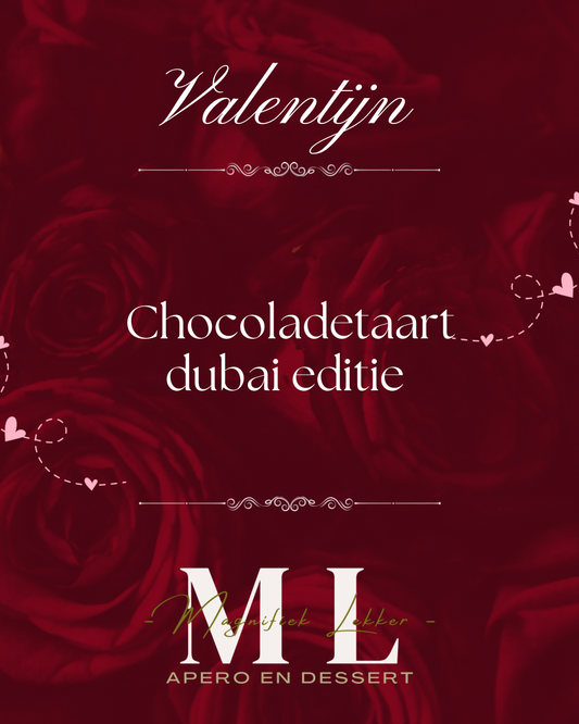 Chocolade dubai taart